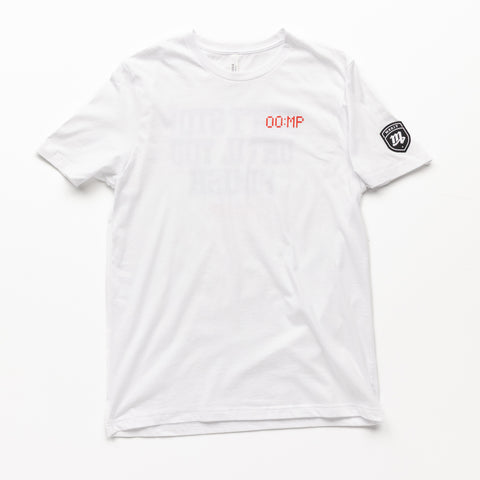 Shot Clock Tee - White