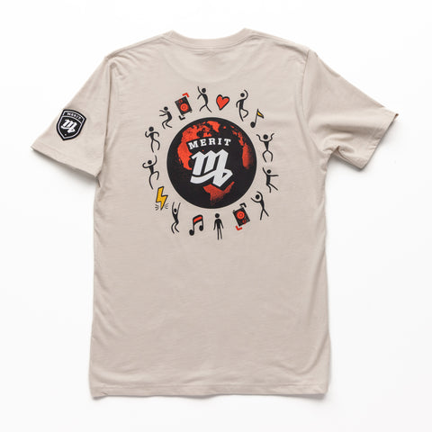 Merit World Tee - Dust