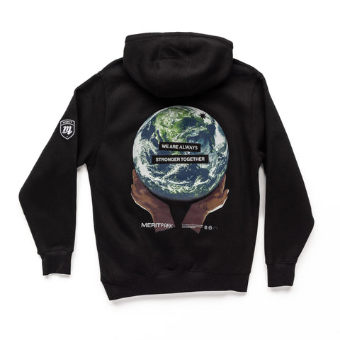 We Are Always Stronger Together Hoodie - Black