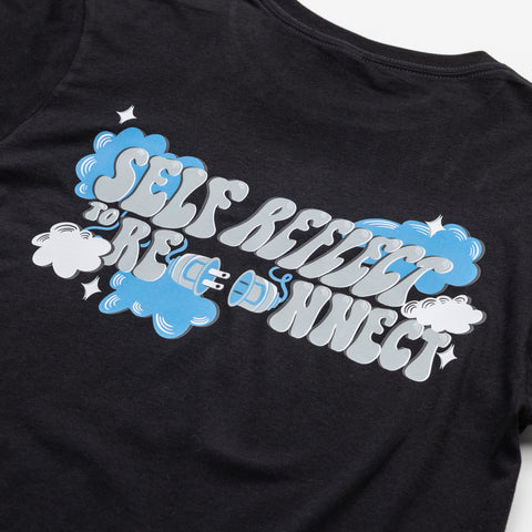 Self Reflection Long Sleeve Tee - Black