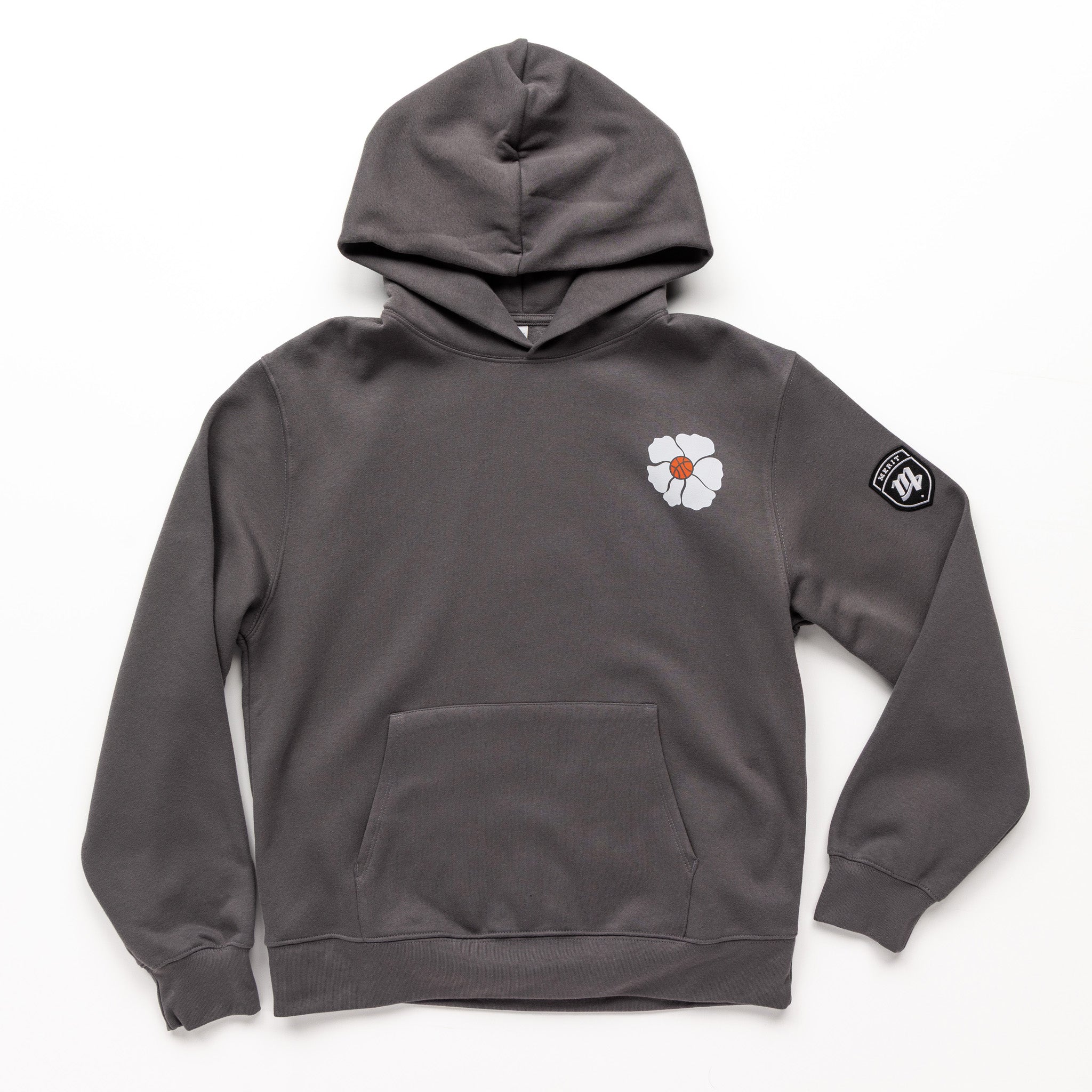 The Great Flower Hoodie - Gray
