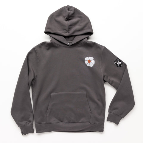 The Great Flower Hoodie - Gray